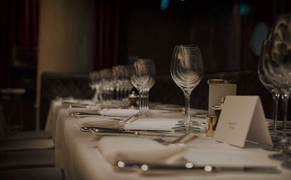 A formal lodge dinner — the festive board